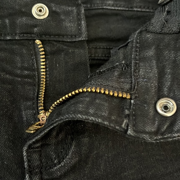 The Children’s Place - Girls Super Skinny Black Jeans - Size 7 - Picture 3 of 6